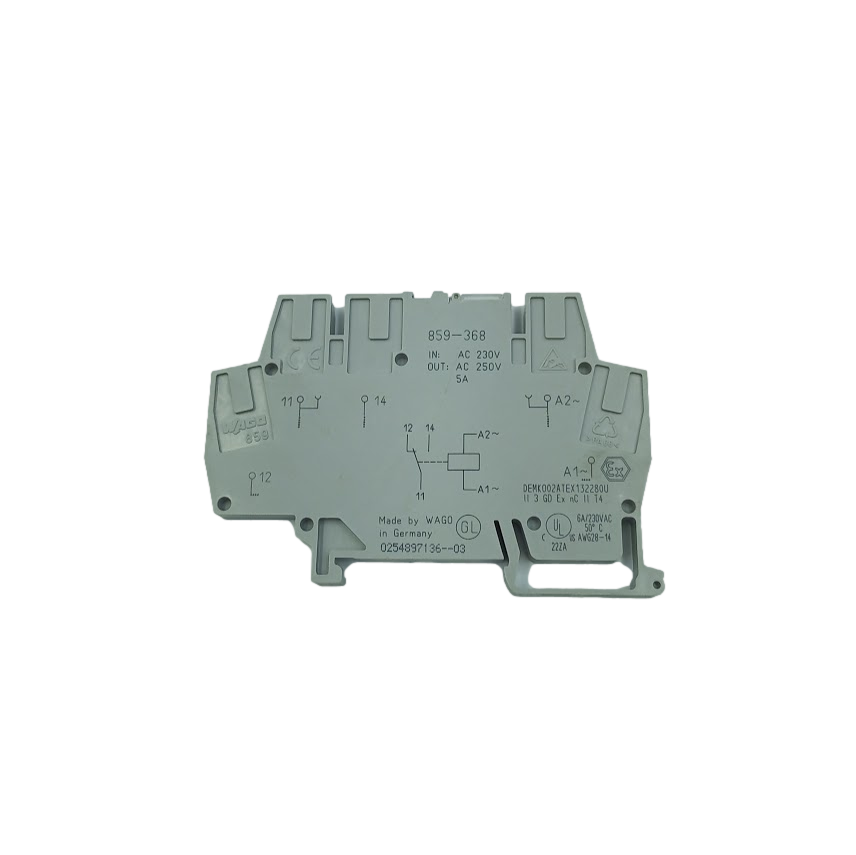 Bloco Terminal Wago 859-368 250V 5A - Cabo Eletro