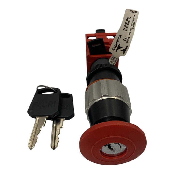 Botão Cogumelo com Chave Schmersal 2NF - Cabo Eletro