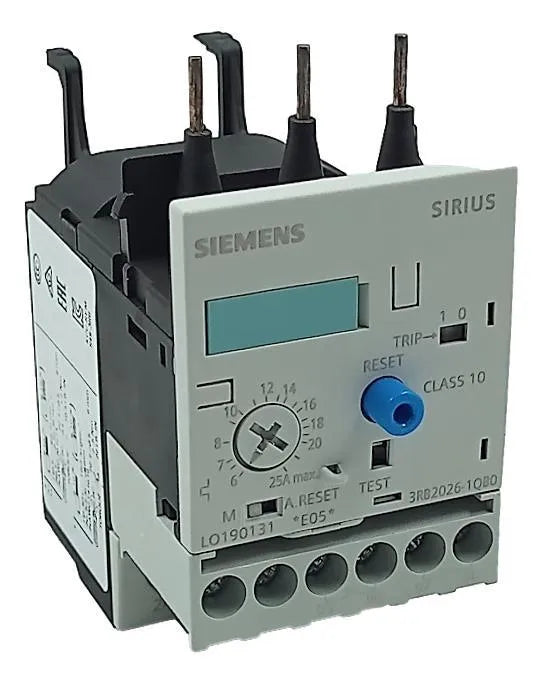 Relé de Sobrecarga Siemens 3RB2026-1QB0 6-25A - Cabo Eletro