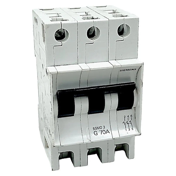 Disjuntor Tripolar Siemens 5SMO-3-G70A 3P - Cabo Eletro