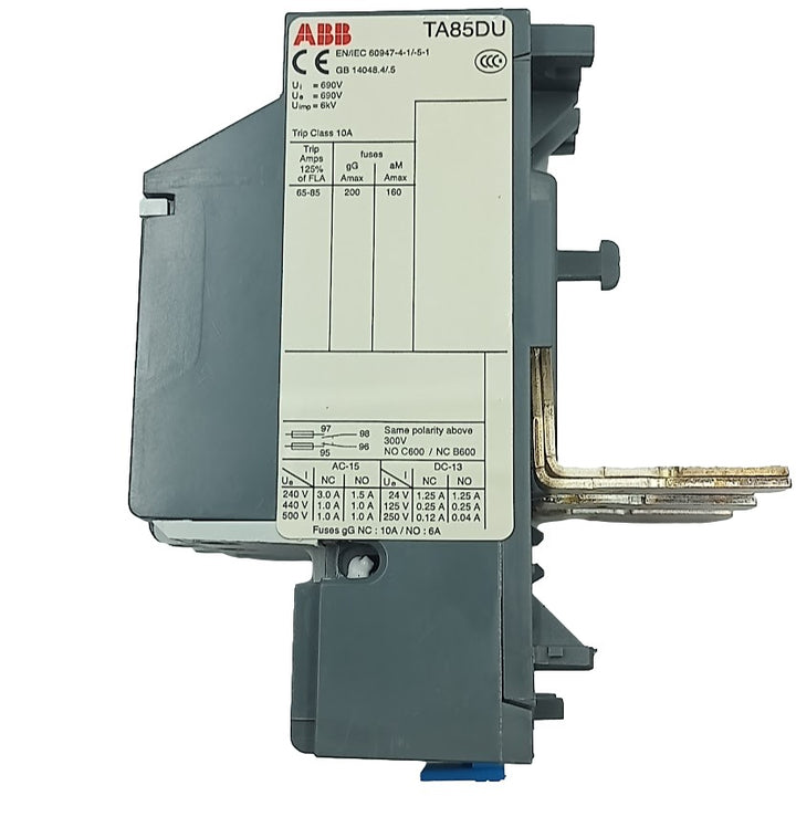 Relé Térmico ABB TA85DU-85 1SAZ351201R1006 65-85A - Cabo Eletro