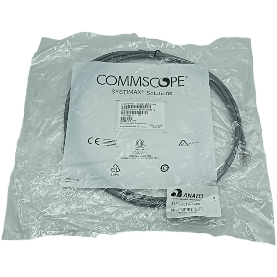 Patch Cord Commscope CAT6 RJ45 2,2MTS CPC3312-03F007 - Cabo Eletro