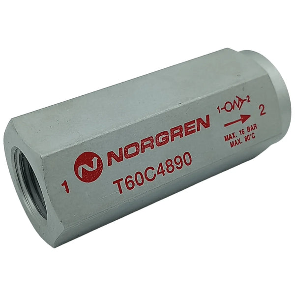 Válvula de Corte Norgren T60C4890 G 1/2 16Bar - Cabo Eletro