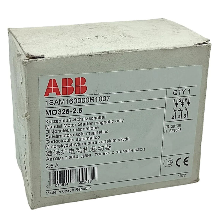 Disjuntor Motor ABB MO325-2.5 2.5A 690V - Cabo Eletro