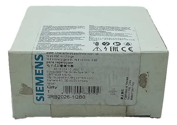 Relé de Sobrecarga Siemens 3RB2026-1QB0 6-25A - Cabo Eletro