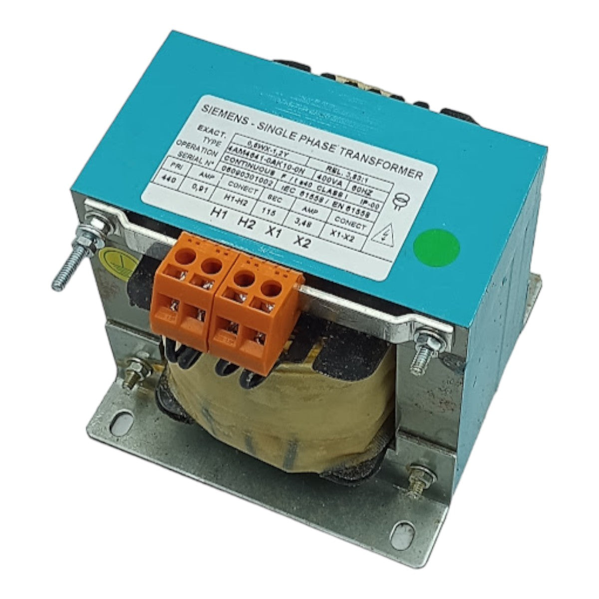 Transformador Monofásico Siemens 4AM4641-0AK10-0N 400VA 60HZ – Cabo Eletro
