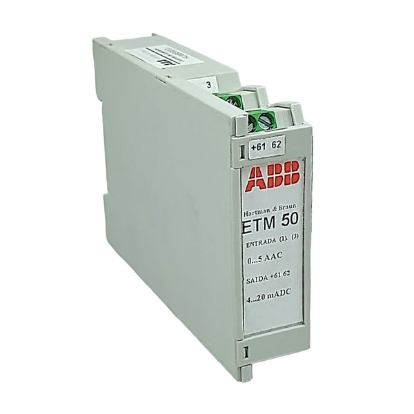 Transdutor de Corrente ABB ETM-50 0-5 AAC 4-20mA 0,25%