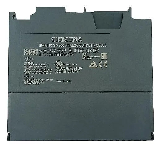 Módulo de Saída Analógico Siemens 6ES7332-5HF00-0AB0 AO - Cabo Eletro