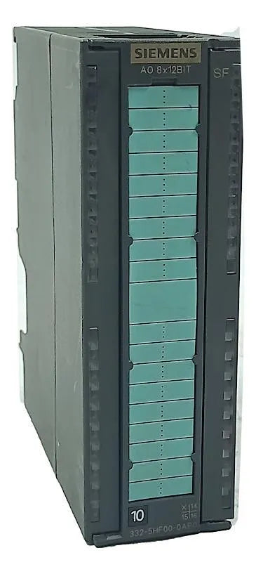 Módulo de Saída Analógica Siemens 6ES7332-5HF00-0AB0 AO 8x12BIT - Cabo Eletro