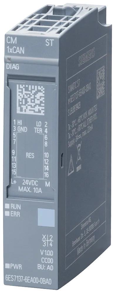 Módulo ET 200SP Siemens 6ES7137-6EA00-0BA0 24vdc 10A - Cabo Eletro