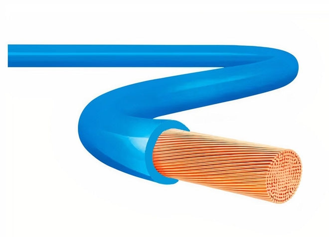 Cabo Flexível CU PVC 0,50MM 2 Azul CL5 73MT - Cabo Eletro