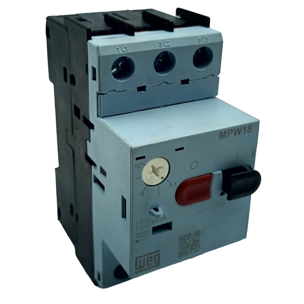 Disjuntor Motor WEG de 6,3 a 10A MPW18-10