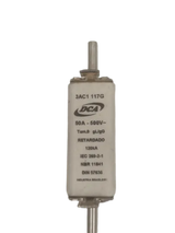 Fusível Retardado NH00 Dca 3ac1 117g 50A 500v Kit 4 Pçs - Cabo Eletro