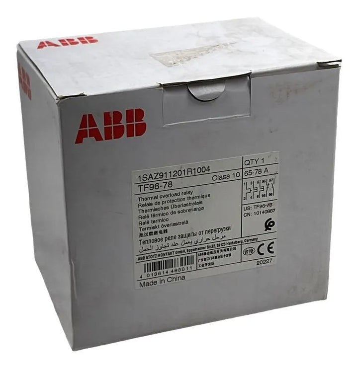 Relé De Sobrecarga Térmica ABB TF96-78 65-78A - Cabo Eletro