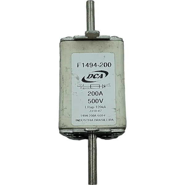 Fusível Ultra Rápido aR DCA F1494-200 200a 500v - Cabo Eletro