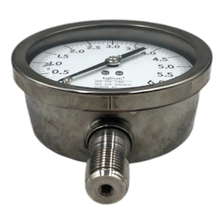 Manômetro Willy DN 111mm 0 a 6 kgf/cm² 1/2 NPT - Cabo Eletro