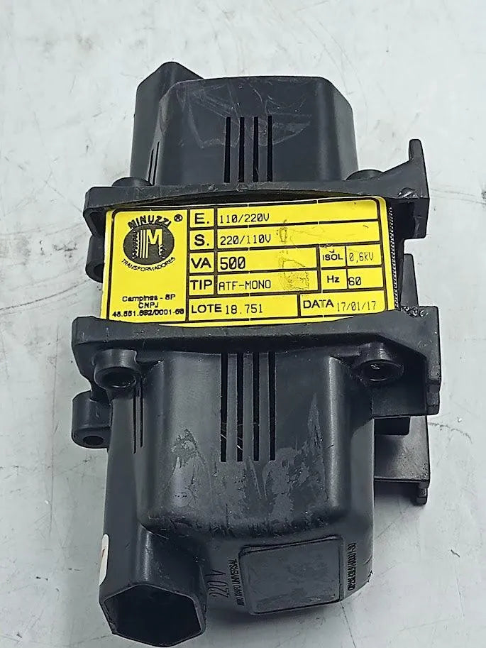 Auto Transformador Minuzzi ATF-MONO 110/220V 60HZ 0,6KV - Cabo Eletro