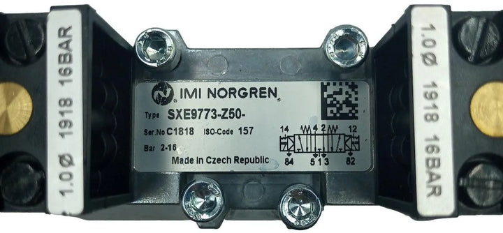 Válvula Solenoide Norgren SXE9773-Z50 2-16Bar 24v 0.17A - Cabo Eletro