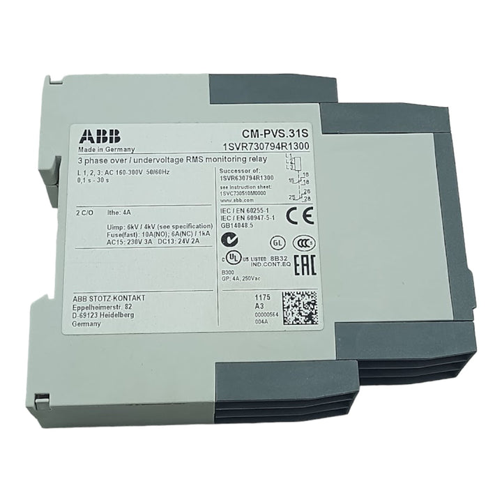 Relé Trifásico ABB CM-PVS.31S AC 160-300V 50/60Hz - Cabo Eletro