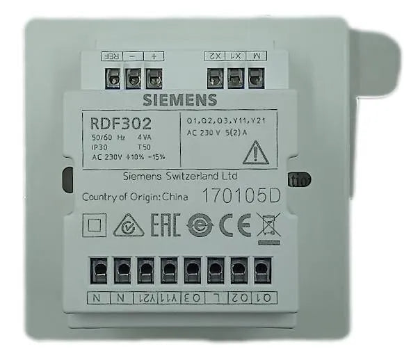 Termostato Ambiente MODBUS Siemens RDF302 - Cabo Eletro