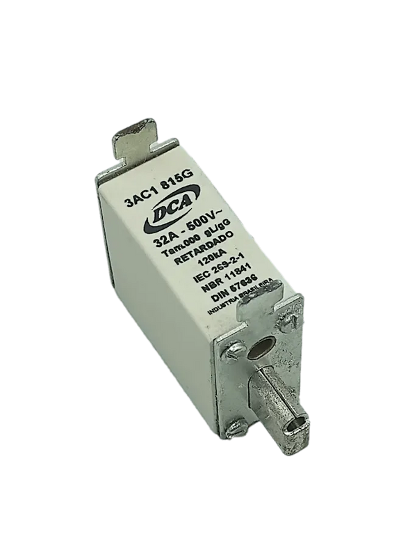 Fusível Retardado DCA 3AC1 815G 32A 500V 120kA - Cabo Eletro