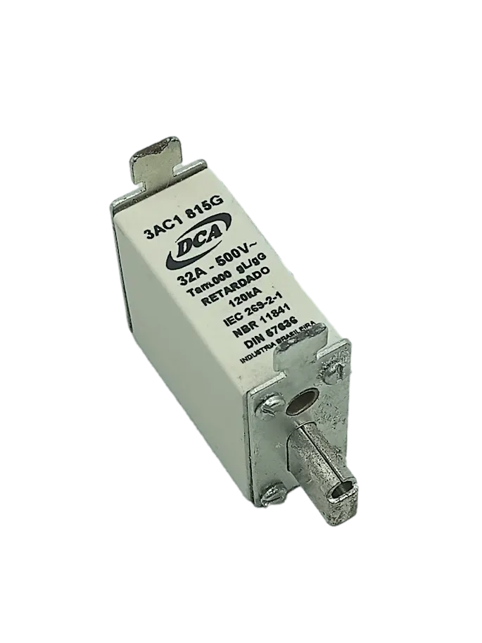 Fusível Retardado DCA 3AC1 815G 32A 500V 120kA - Cabo Eletro