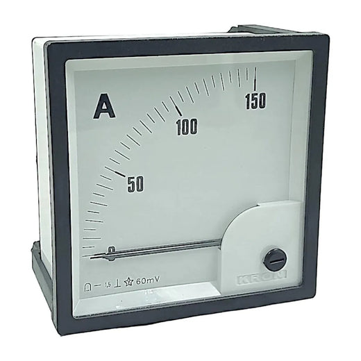 Voltímetro Analógico 96X96 Kron BM96PC 0-150A 60mV - Cabo Eletro