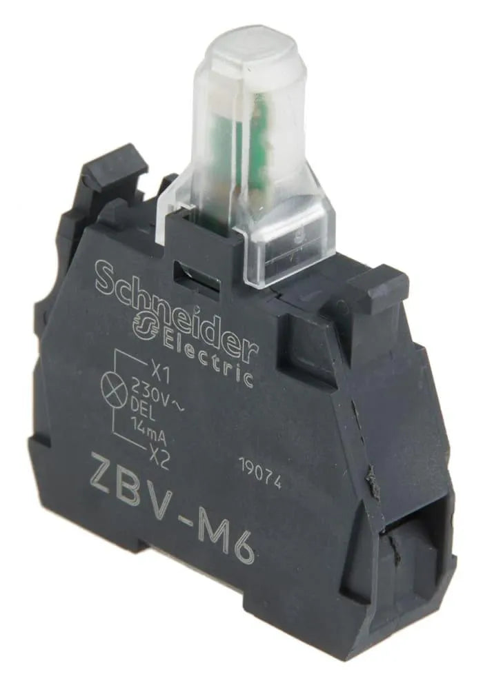 Bloco de Contato Luminoso Schneider ZBV-M6 230V - Cabo Eletro