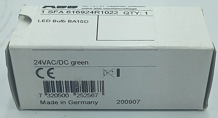 Sinaleiro Led Verde ABB KA4-1022 1SFA616924R1022 24v - Cabo Eletro