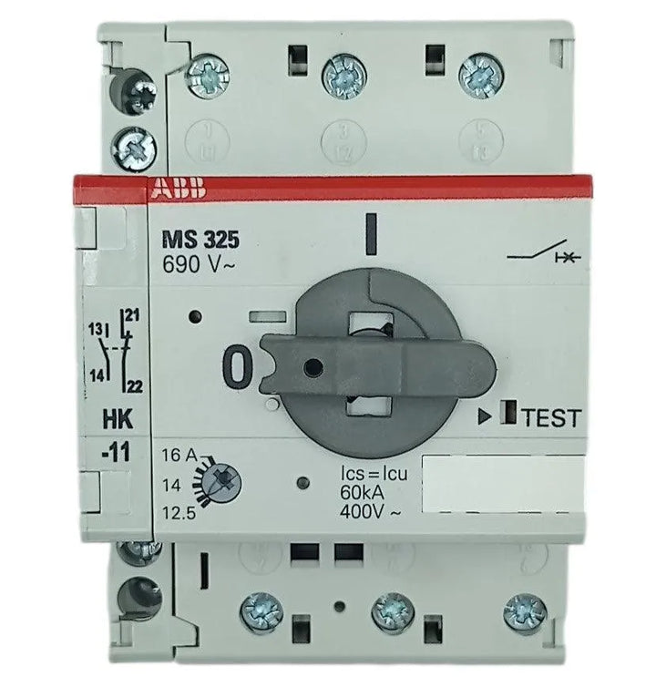 Disjuntor Motor ABB MS325-16A + Contato Auxiliar ABB HK-11 - Cabo Eletro