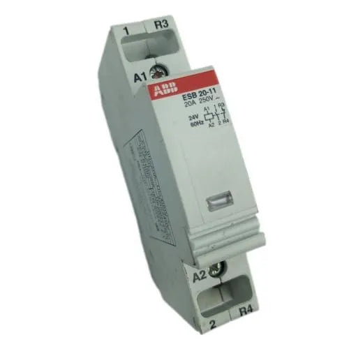 Contator ABB ESB20-11 20A 250v 24v 60hz - Cabo Eletro