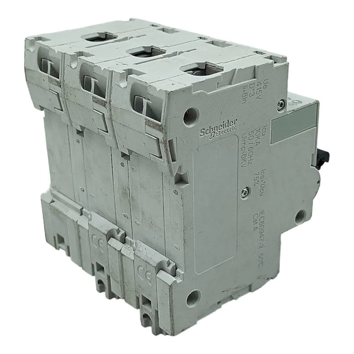 Disjuntor Tripolar Schneider C120N C125 Curva C 125A 415V - Cabo Eletro
