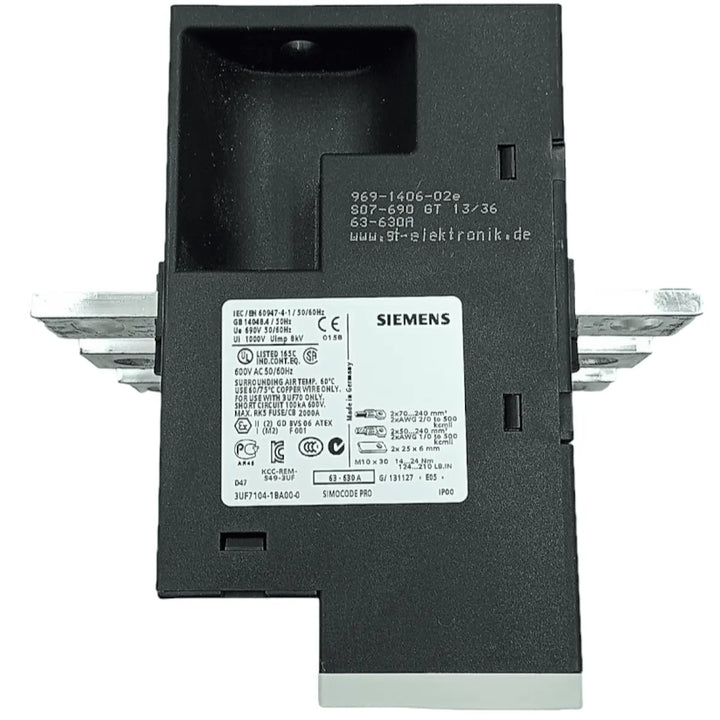Módulo de Corrente Siemens 3UF7104-1BA00-00 63-630A - Cabo Eletro