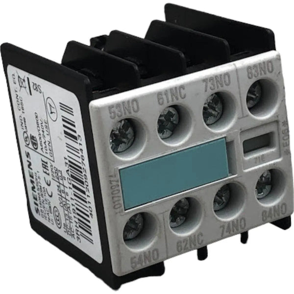 Bloco de Contato Auxiliar Siemens 3RH1911-1GA31 3NA + 1NF - Cabo Eletro