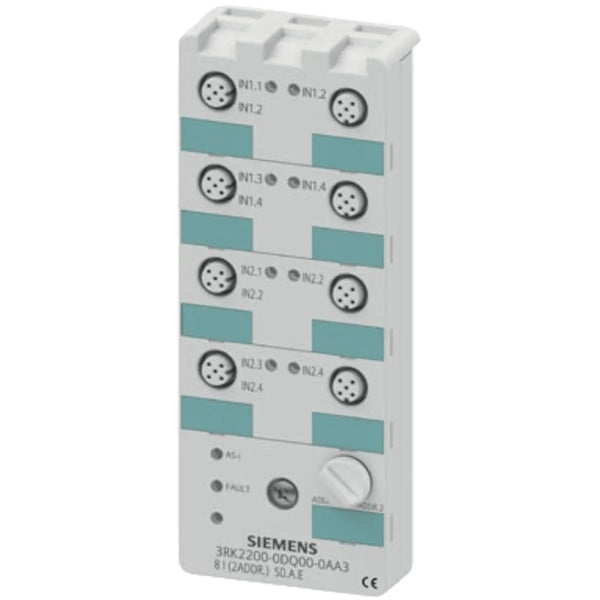Módulo Compacto Siemens 3RK2200-0DQ00-0AA3 AS-i K60 200mA - Cabo Eletro