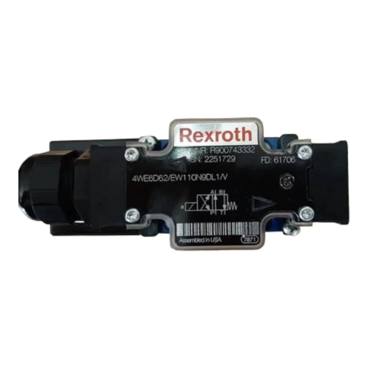 Valvula Rexroth Controle Hidraulico R9007 43332 - Cabo Eletro