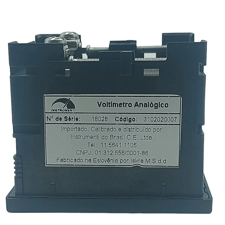 Voltímetro Analógico Instrumenti BQ0307 72X72 0-50V 300v - Cabo Eletro