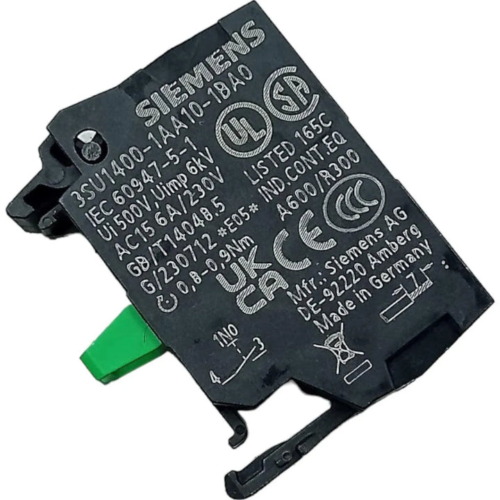 Chave Comutadora Siemens 3SU1100-2BF60-1MA0 22m 2P 1NA 1NF - Cabo Eletro