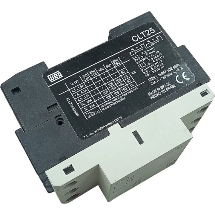 Módulo Limitador de Corrente WEG CLT25 32A 690v - Cabo Eletro