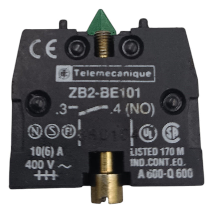 Bloco de Contato Telemecanique ZB2-BE101 400V 10(6) A - Cabo Eletro