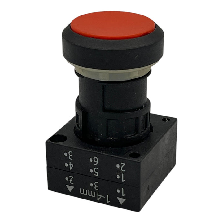 Botão de Pressão Vermelho Siemens 3SB3 000-0DA21 22mm - Cabo Eletro