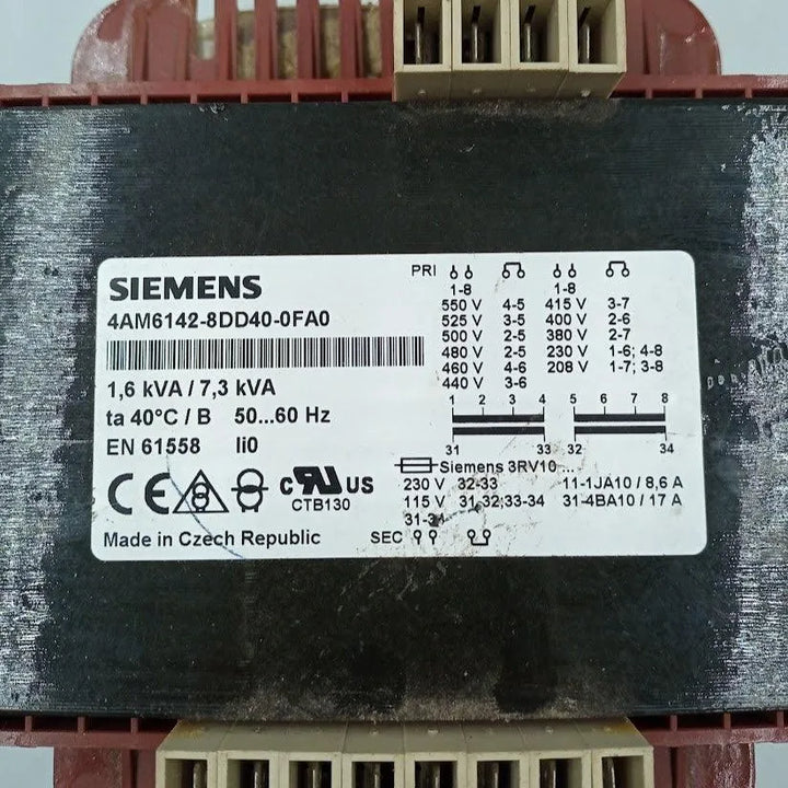 Transformador Siemens 4am6142-8dd40-0fa0 - Cabo Eletro