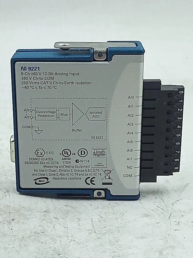 Módulo CAN National Instruments NI 9221 8 portas - Cabo Eletro