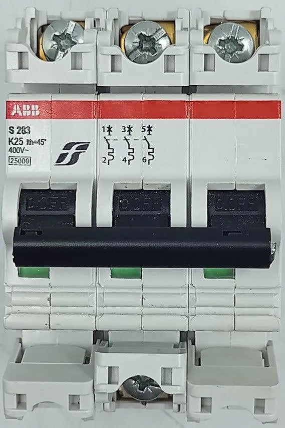 Disjuntor Tripolar ABB S283-K25 FS 25A 400v - Cabo Eletro