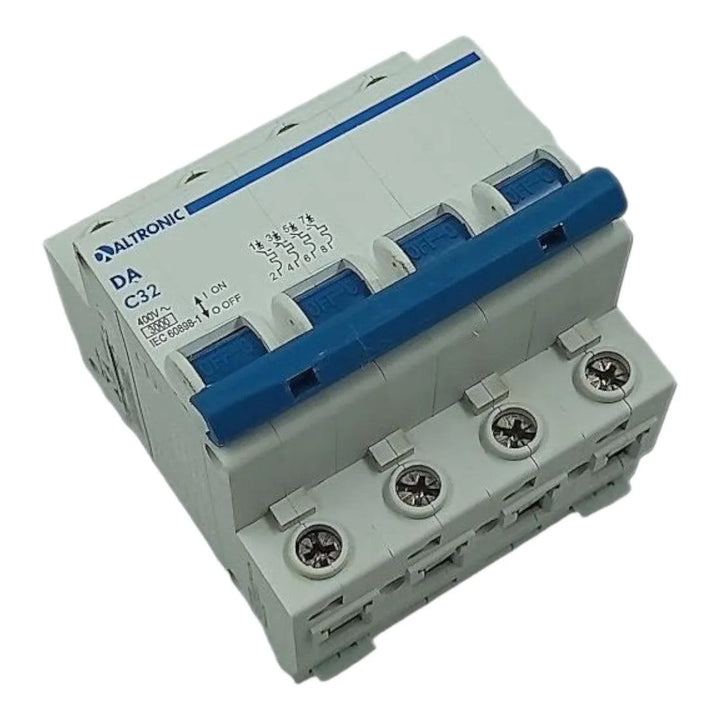 Disjuntor Tetrapolar Altronic DA3-C432 4 POLOS 32A - Cabo Eletro