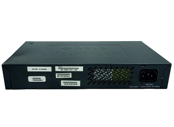 Switch Cisco Catalyst WS-C2960-8TC-L V02 0,5-0,25A 100/240 - Cabo Eletro