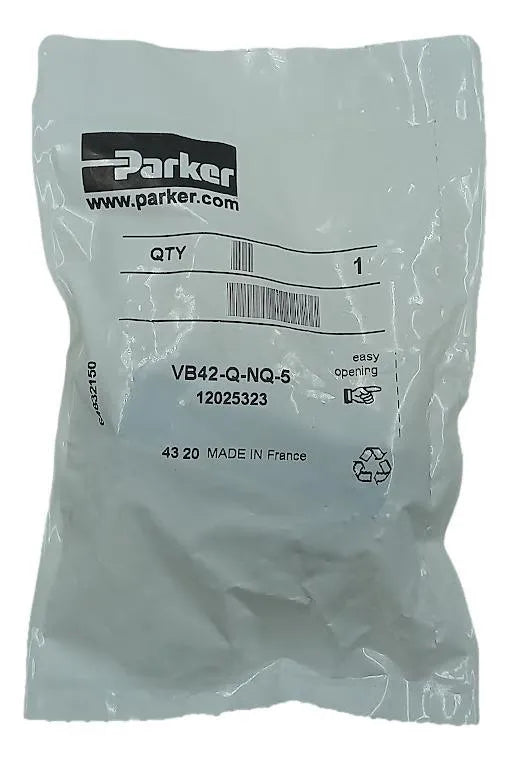 Válvula de Retenção Pneumática Parker VB42-Q-NQ-5 - Cabo Eletro