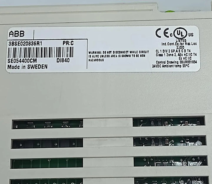 Módulo de Entrada Digital ABB 3BSE020836R1 DI840 C - Cabo Eletro