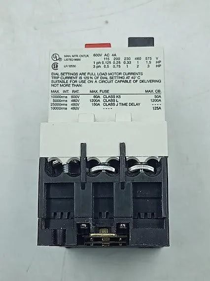 Disjuntor Motor Ge SFKOH 2,5-4A - Cabo Eletro