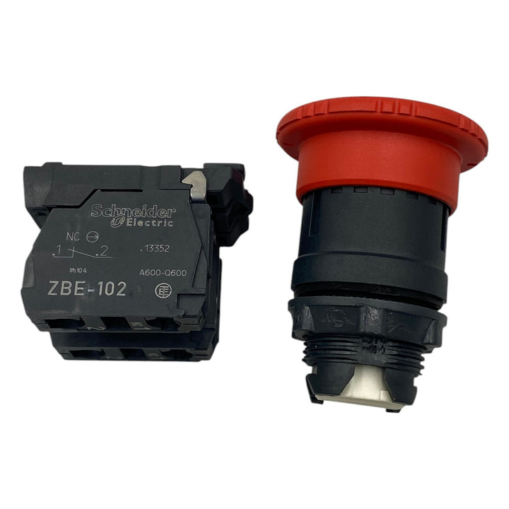 Botão Comando Schneider 22MM VMO XB5-ASS45+ZBE-102 10a 240v - Cabo Eletro